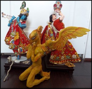 Radha-Krishna and Garuda Panchami murti