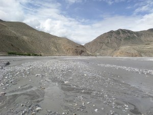 The Kali-Gandaki River at Kagbeni